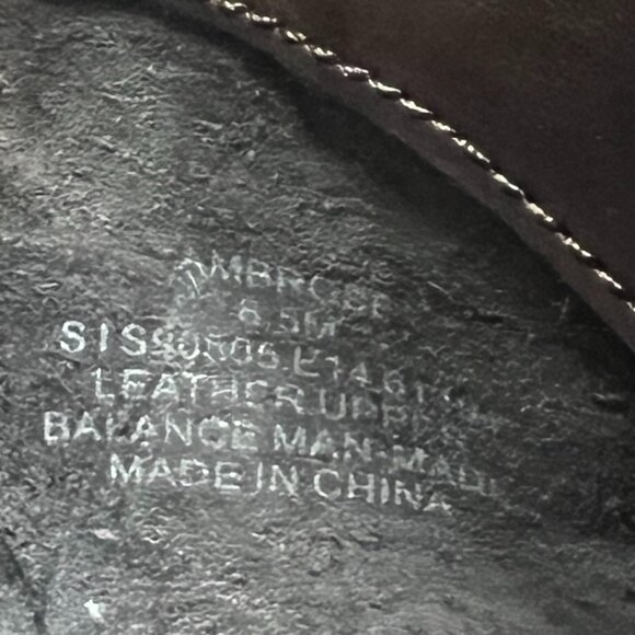 Sperry Ambrose Womens 8.5M Brown Olive Leather Ankle Boots Chunky Heel Buckle - Picture 11 of 12